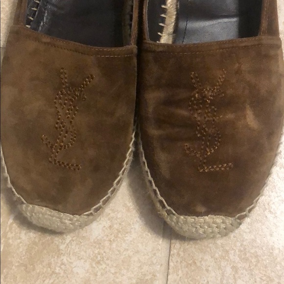 Monogram YSL suede brown - Picture 8 of 8